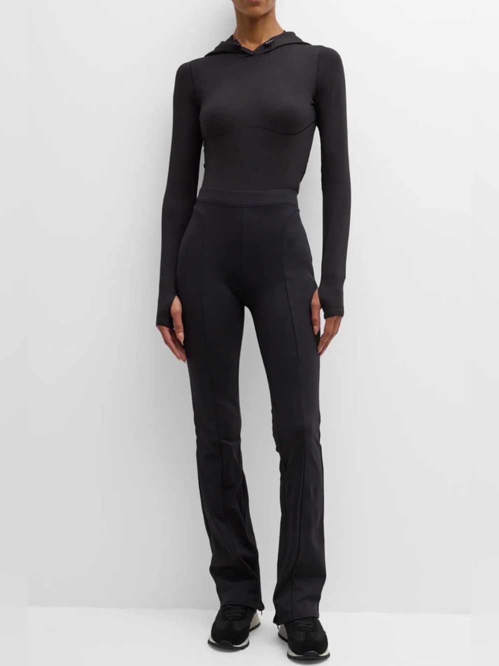 ALO YOGA High Waist 7/8 Zip it Flare leggings